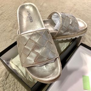 J/SLIDES ESPADRILLE SANDALS